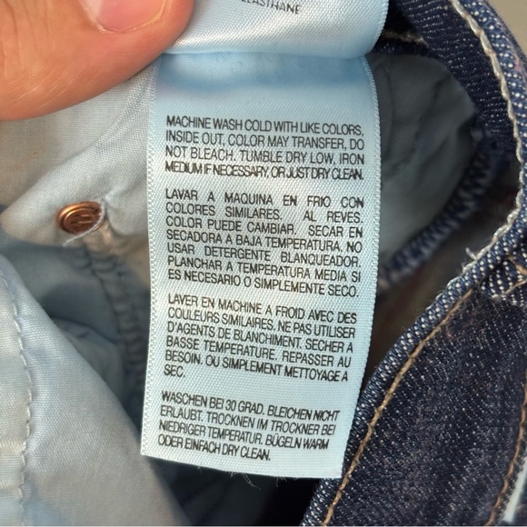 MOTHER Insider Crop Step Fray Speed Racer Jeans Size 29 - Picture 13 of 14